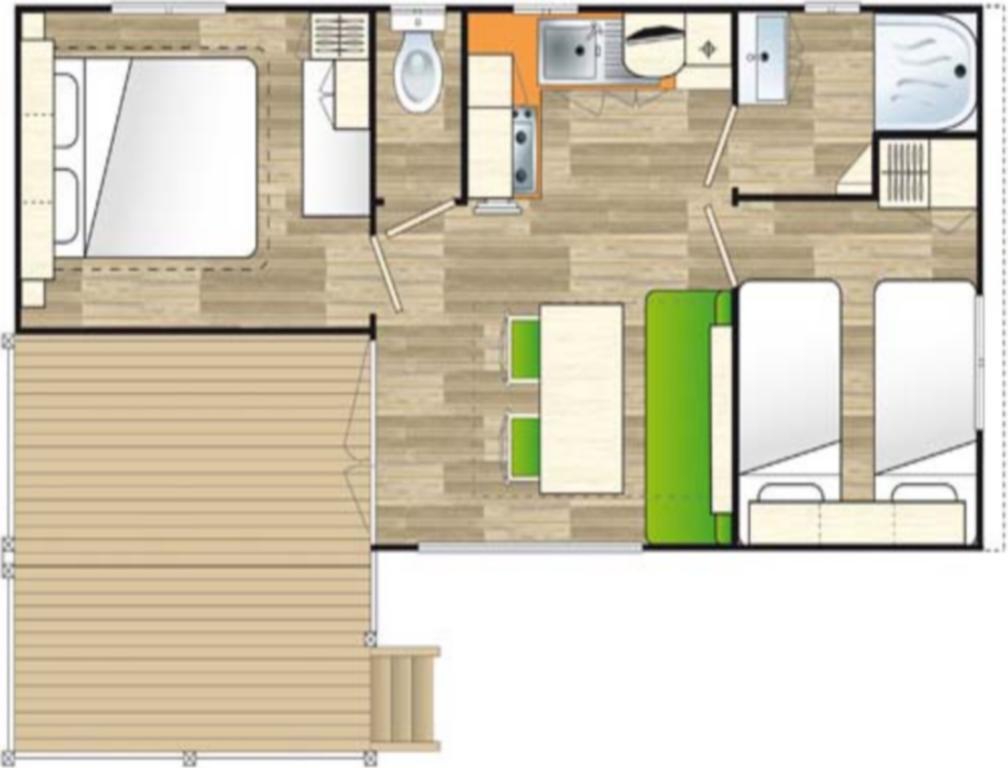 Camping Les Sables Blancs Concarneau Bilik gambar